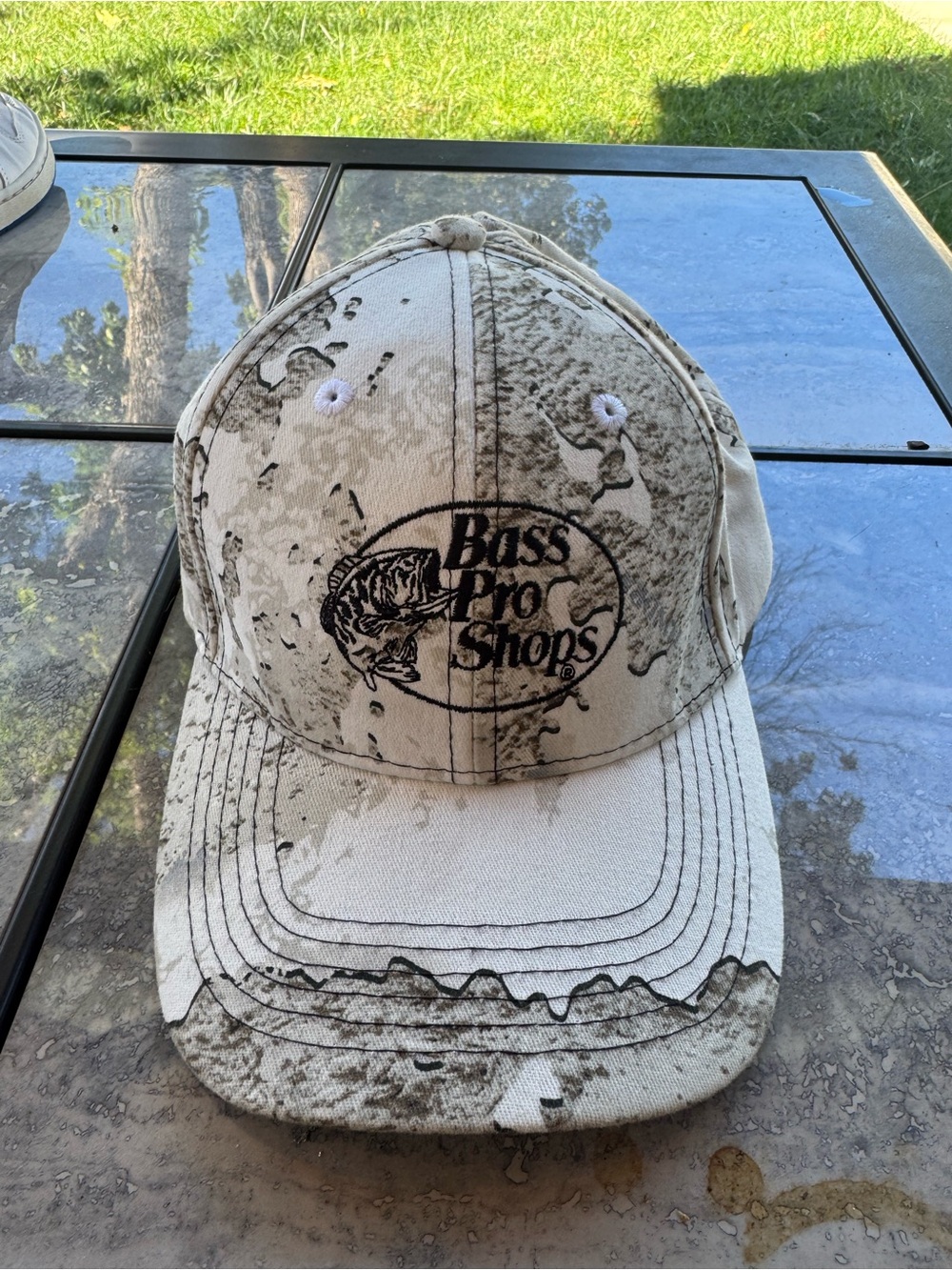 Bass Pro Shops Beige Camo Logo Hat